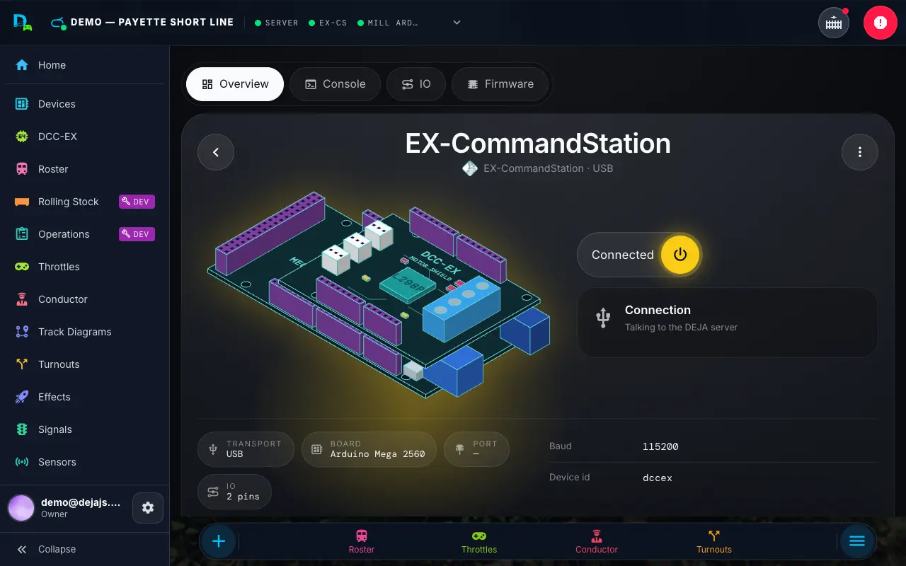 Device details page